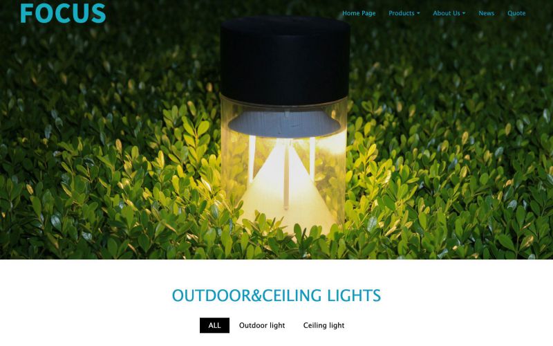 LED照明灯公司网站模板-LED照明灯公司网页模板|响应式模板|网站制作|网站建站